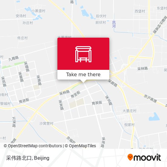 采伟路北口 map