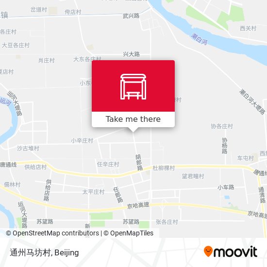 通州马坊村 map