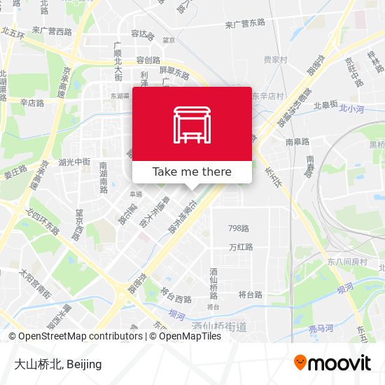 大山桥北 map