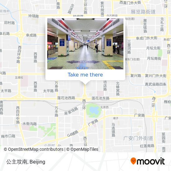 公主坟南 map