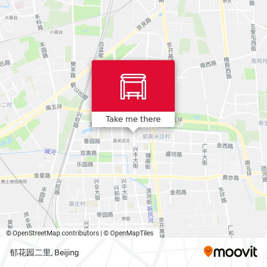 郁花园二里 map