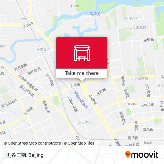 史各庄南 map