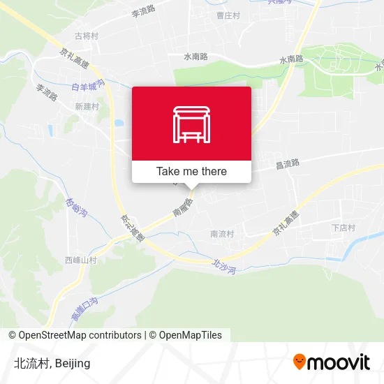 北流村 map