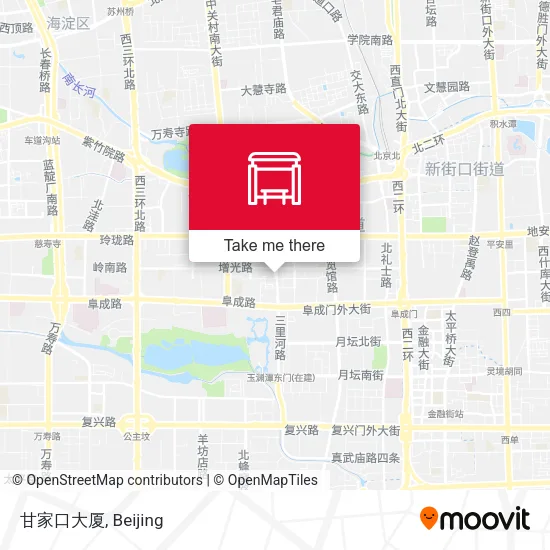 甘家口大厦 map