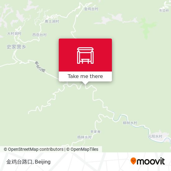 金鸡台路口 map