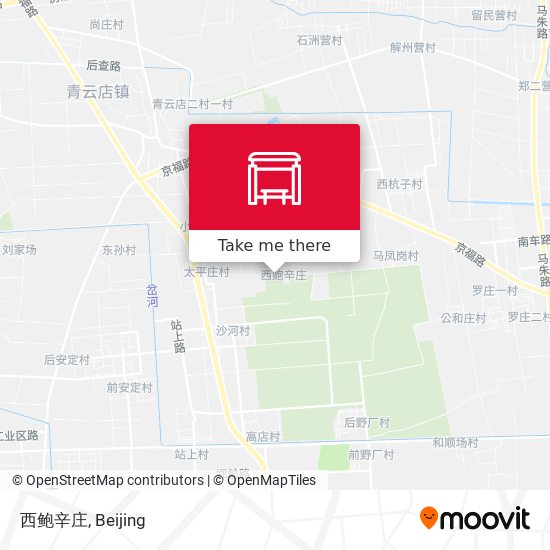 西鲍辛庄 map