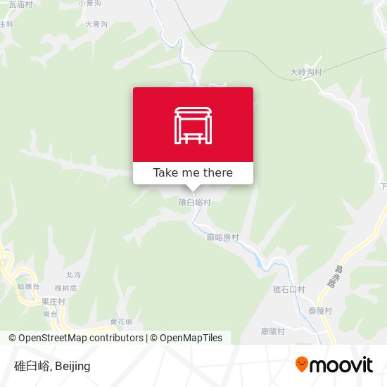 碓臼峪 map
