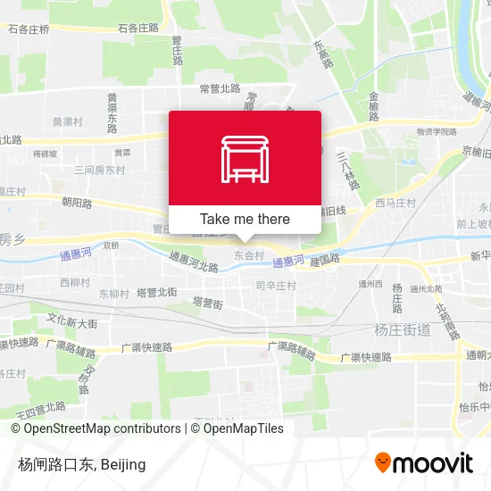 杨闸路口东 map