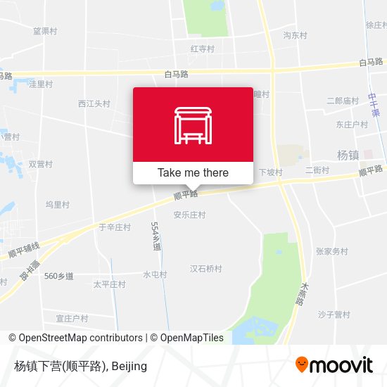 杨镇下营(顺平路) map