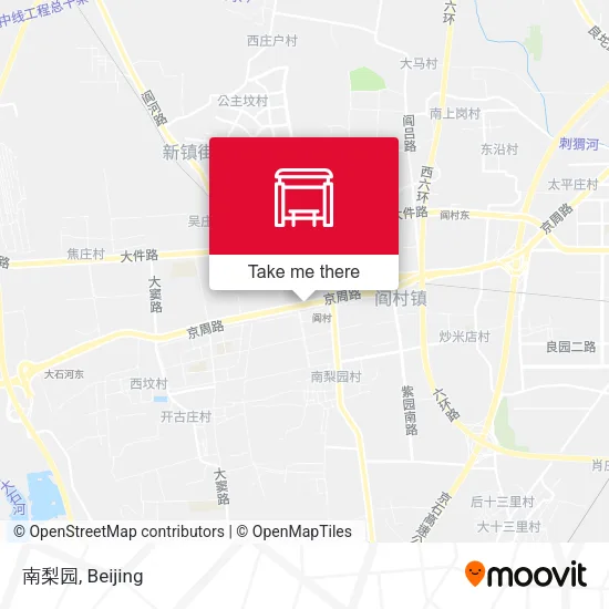 南梨园 map