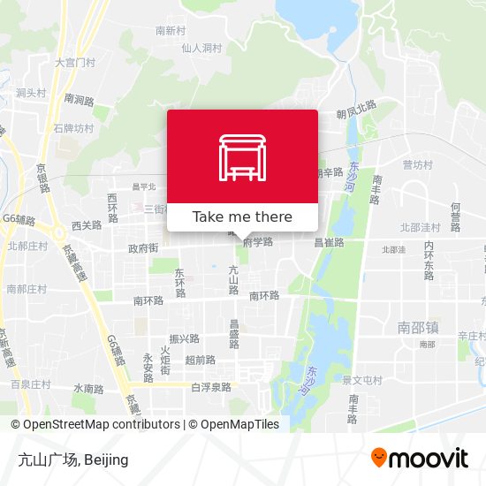 亢山广场 map