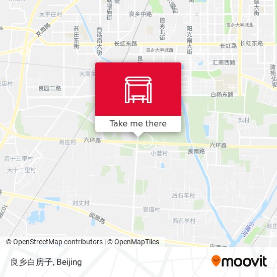 良乡白房子 map