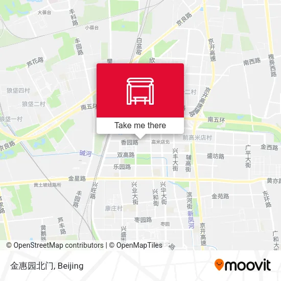 金惠园北门 map