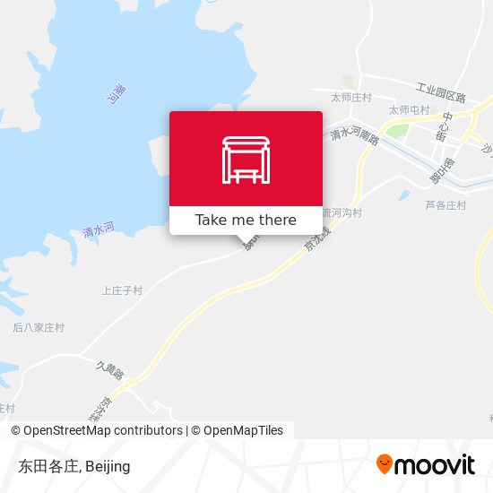 东田各庄 map