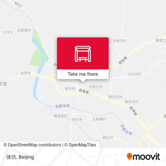 张坊 map