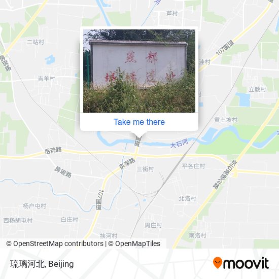 琉璃河北 map