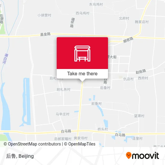 后鲁 map