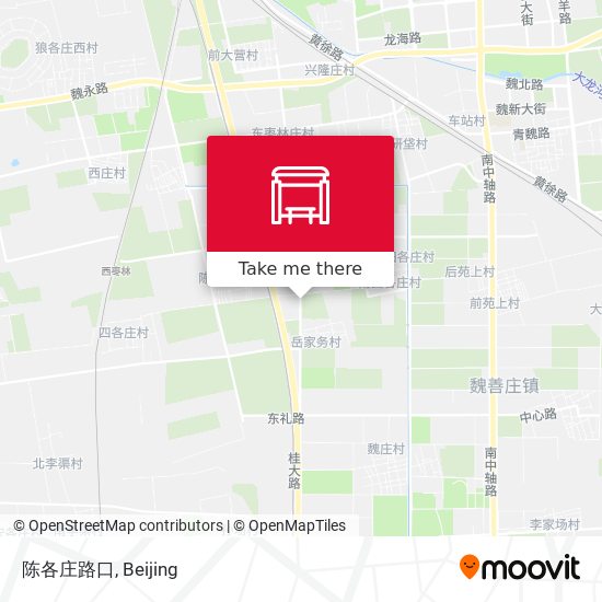 陈各庄路口 map