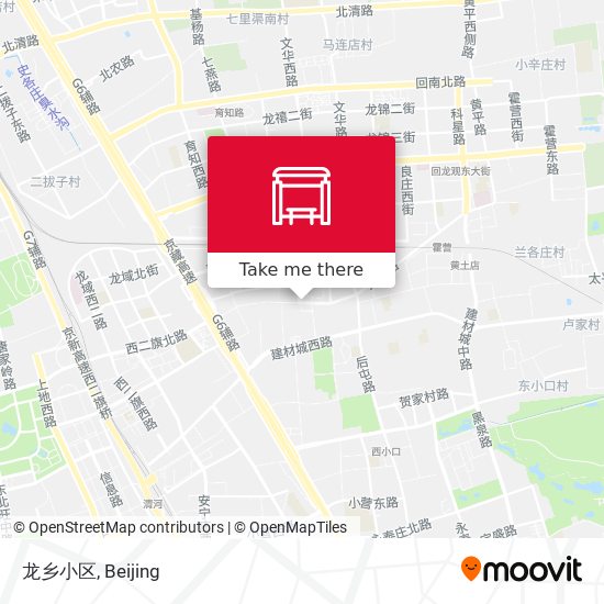 龙乡小区 map