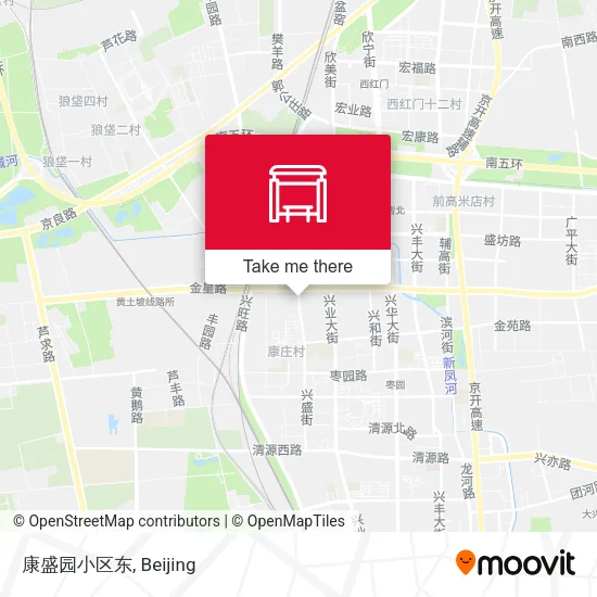 康盛园小区东 map