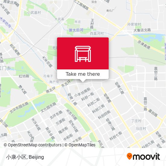 小康小区 map