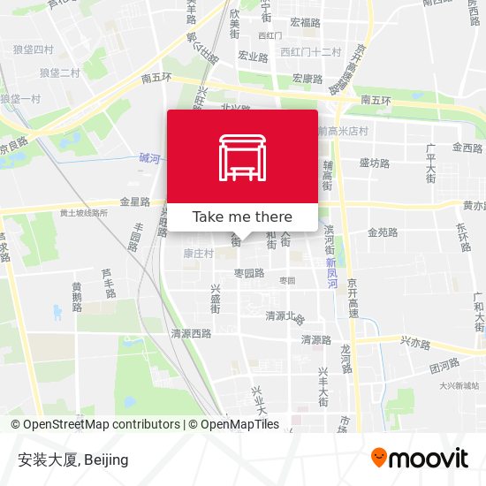 安装大厦 map