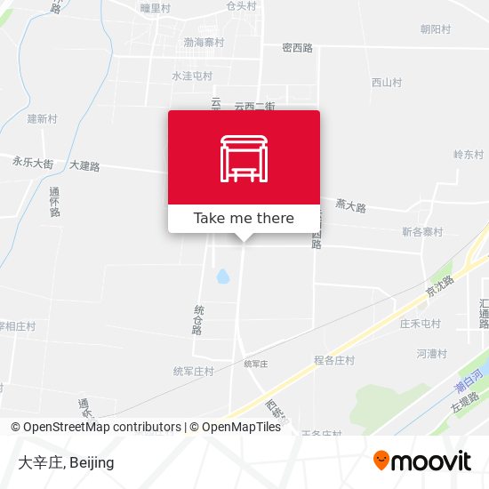 大辛庄 map