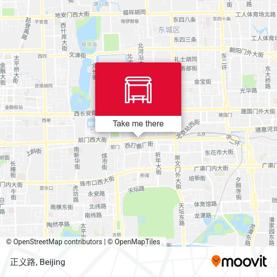 正义路 map