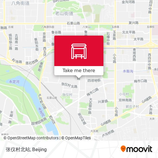 张仪村北站 map