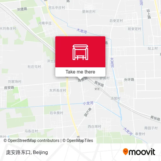 庞安路东口 map
