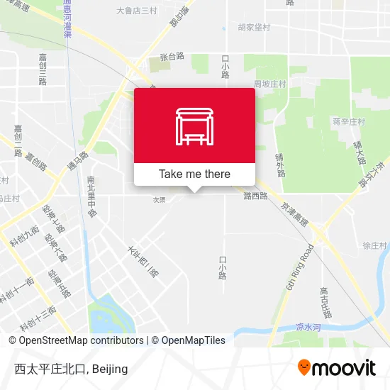 西太平庄北口 map