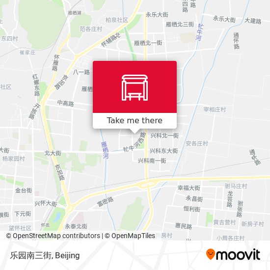 乐园南三街 map