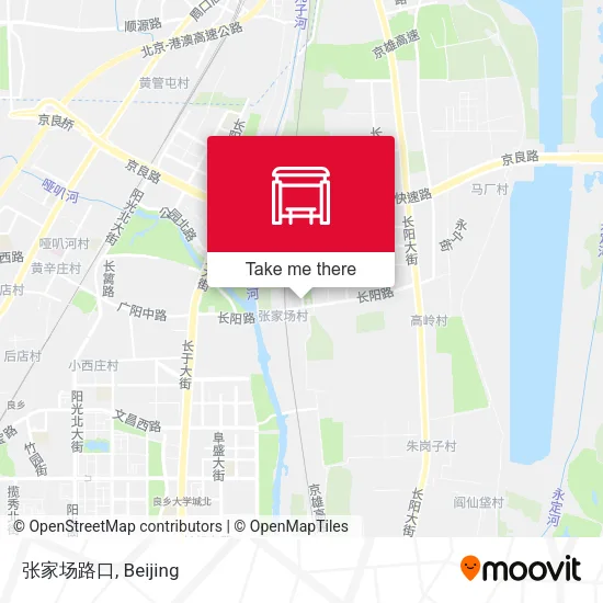 张家场路口 map