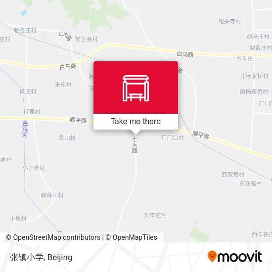 张镇小学 map
