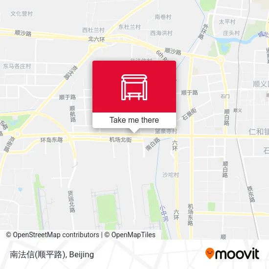 南法信(顺平路) map