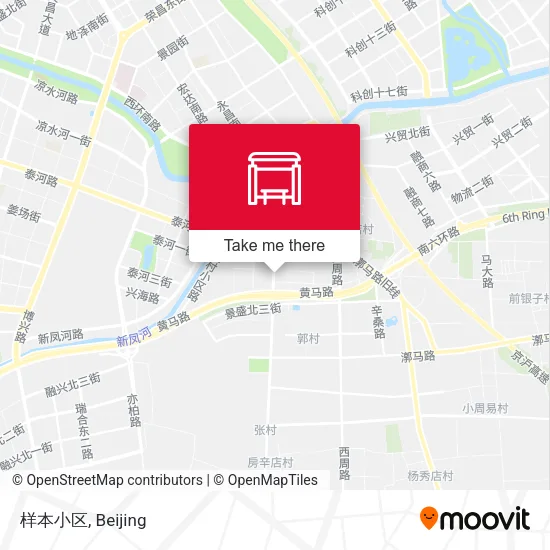 样本小区 map