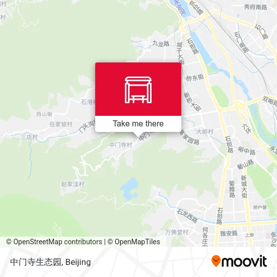 中门寺生态园 map