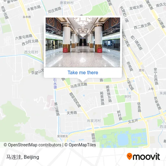 马连洼 map