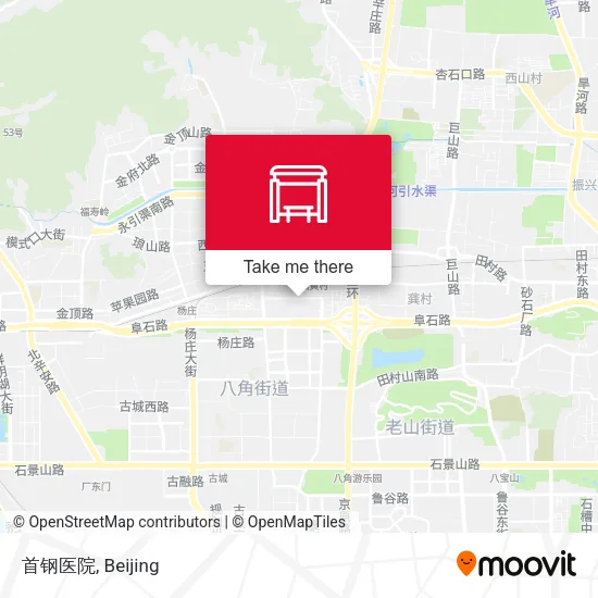首钢医院 map