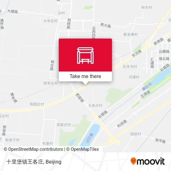 十里堡镇王各庄 map