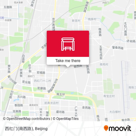 西红门(南西路) map