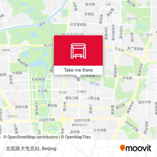 北苑路大屯北站 map