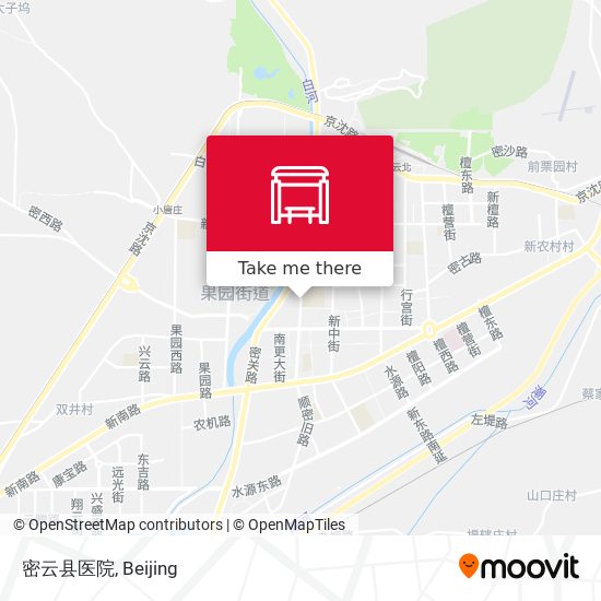密云县医院 map