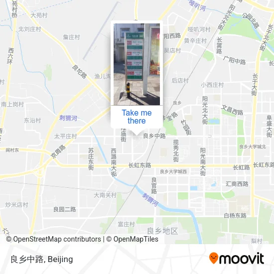 良乡中路 map