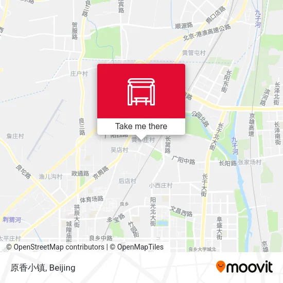 原香小镇 map