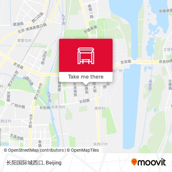 长阳国际城西口 map
