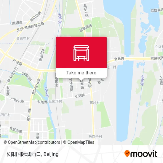 长阳国际城西口 map