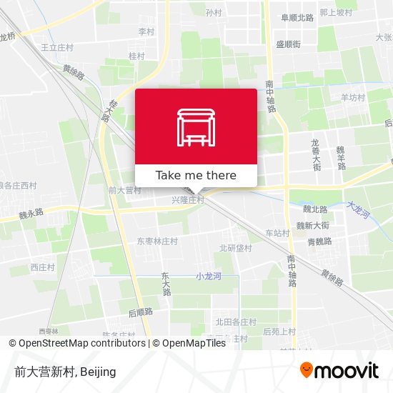 前大营新村 map