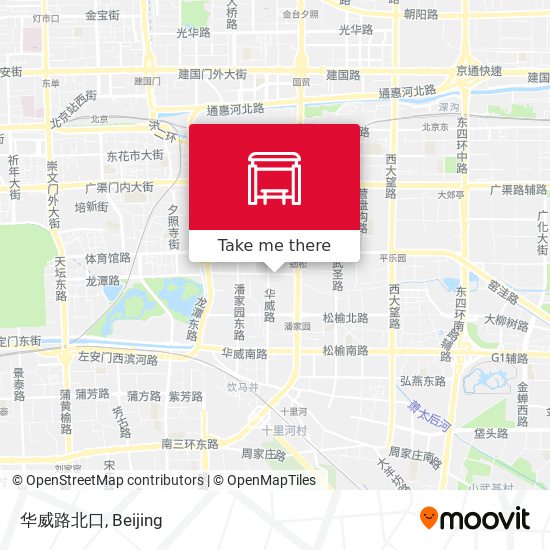 华威路北口 map