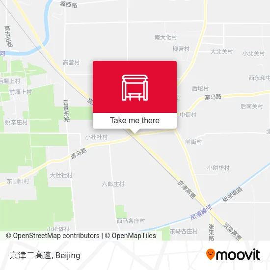 京津二高速 map